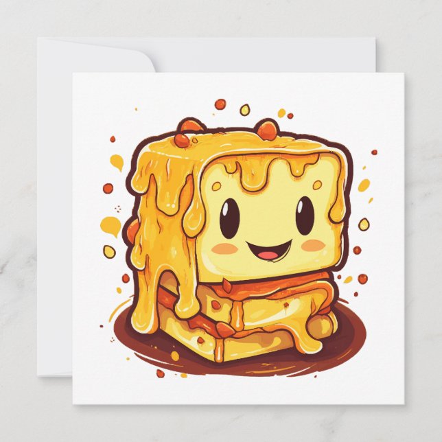 Grilled cheese lover invitation (Front)