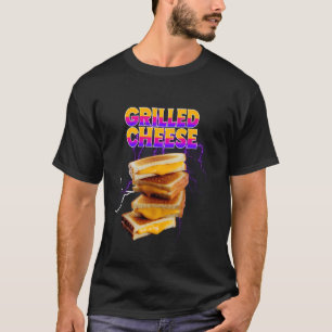 Grilled Cheese Meme Bootleg Rap Style 90s Vintage T-Shirt