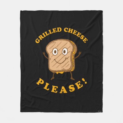 Grilled Cheese Please Fleece Blanket