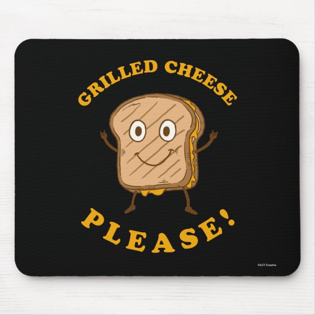 Grilled Cheese Please Mouse Pad (Front)