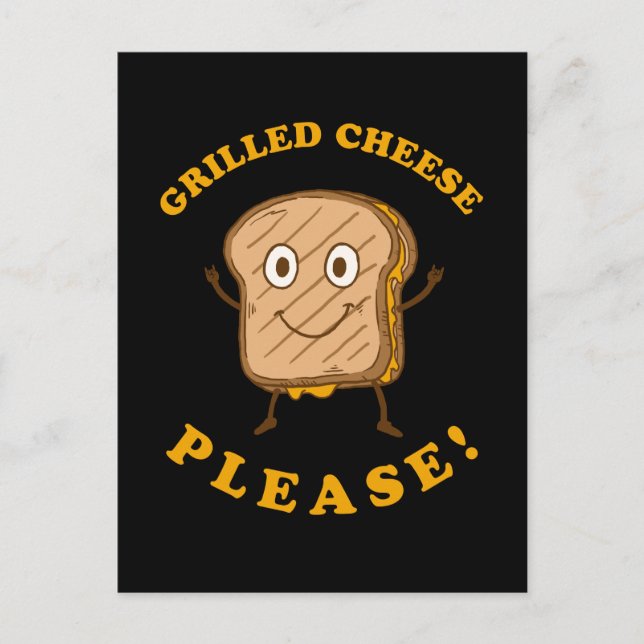 Grilled Cheese Please Postcard (Front)