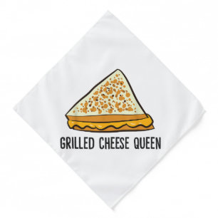 Grilled Cheese Queen Funny Grilled Cheese  Bandana