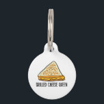 Grilled Cheese Queen Funny Grilled Cheese  Pet ID Tag<br><div class="desc">Grilled Cheese Queen Funny Grilled Cheese</div>