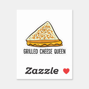 Grilled Cheese Queen Funny Grilled Cheese  Sticker
