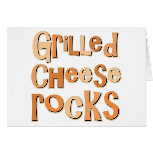 Grilled Cheese Rocks Cards (Front Horizontal)