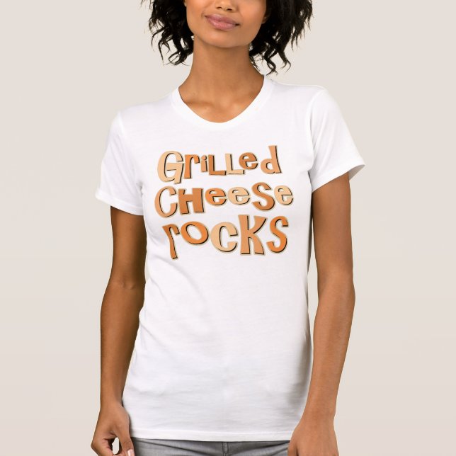 Grilled Cheese Rocks T-Shirt (Front)