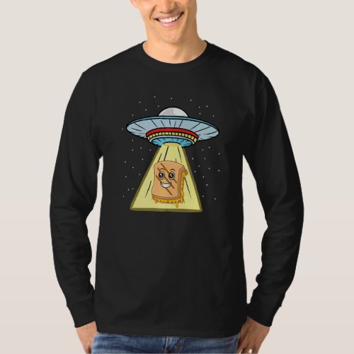 Grilled Cheese Sandwich Ufo Abduction T_Shirt