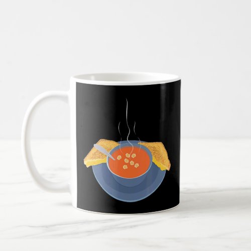 Grilled Cheese Tomato Soup Crackers Comfort Food G Coffee Mug