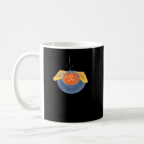 Grilled Cheese Tomato Soup Crackers Comfort Food G Coffee Mug