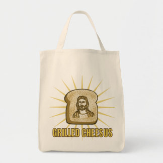 Grilled Cheesus canvas totebag Tote Bag