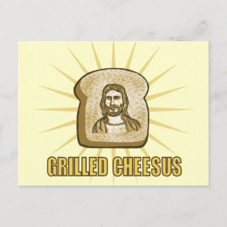 Grilled Cheesus postcard