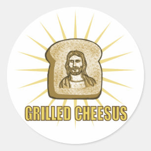 Grilled Cheesus stickers