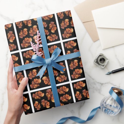grilled chicken pattern wrapping paper
