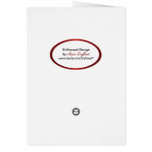 grilled hot dog on fork cards (Back)
