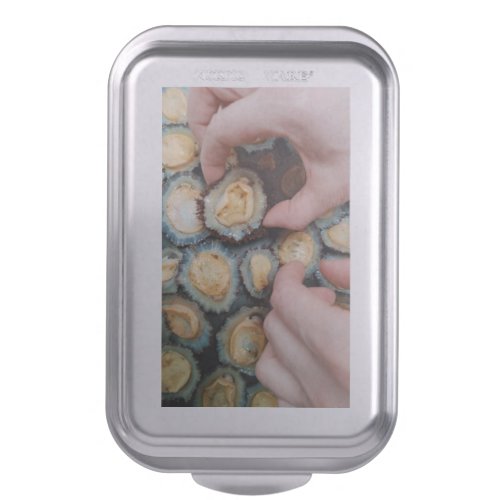 Grilled limpets cake pan