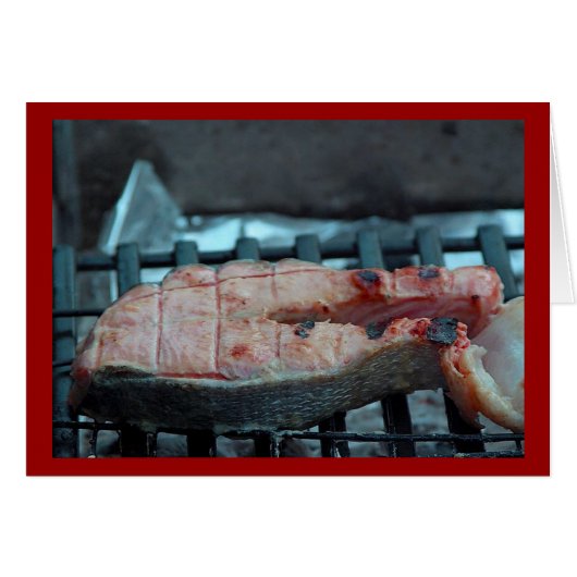 Grilled Salmon Cards (Front Horizontal)