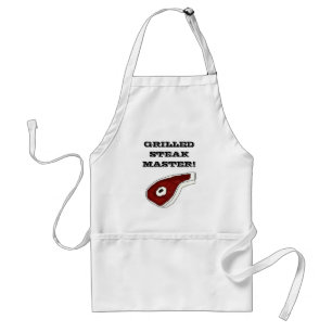 GRILLED STEAK MASTER!Apron Adult Apron