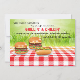 Grillin' and Chillin' Invitation