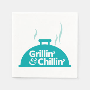 Grillin' & Chillin' Paper Napkins