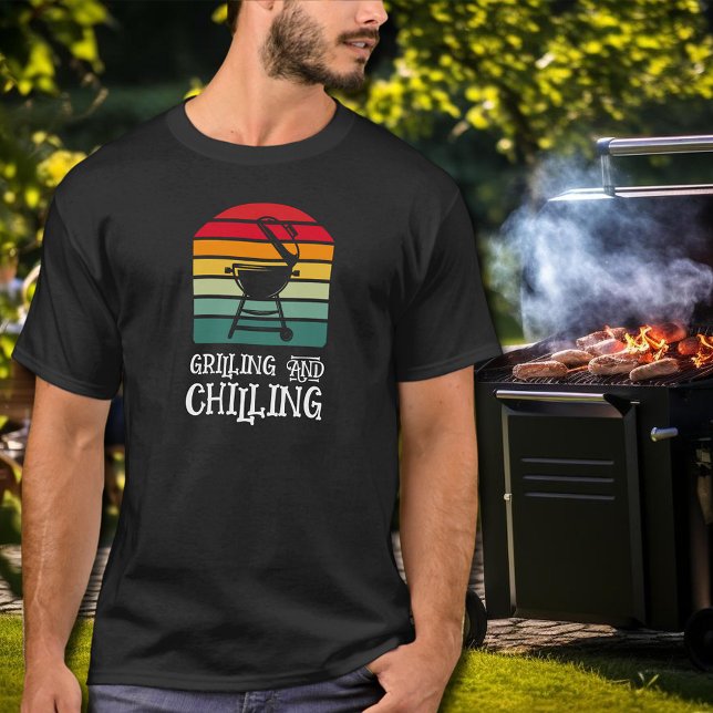 Grilling and Chilling BBQ T-Shirt (Grilling and Chilling BBQ T-Shirt)