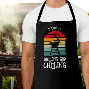 Grilling and Chilling Personalized Apron