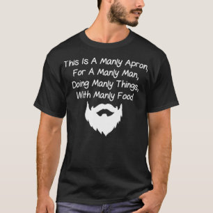 Grilling Chef Funny BBQ Cooking Manly cake donut k T-Shirt