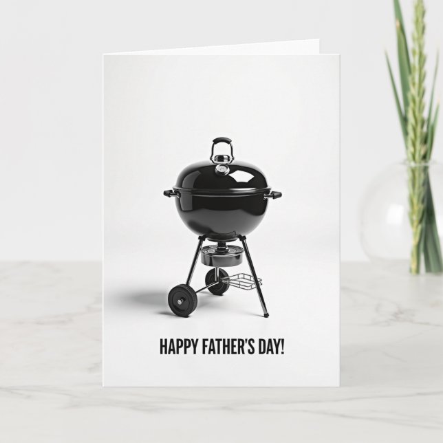 Grilling Fathers Day Sphere Card (Front)