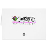 Grilling Hamburgers and Hot Dogs Card (Back Horizontal)