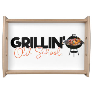 Grilling Old School Serving Tray