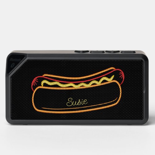 Grilling Speakers with Hot Dog