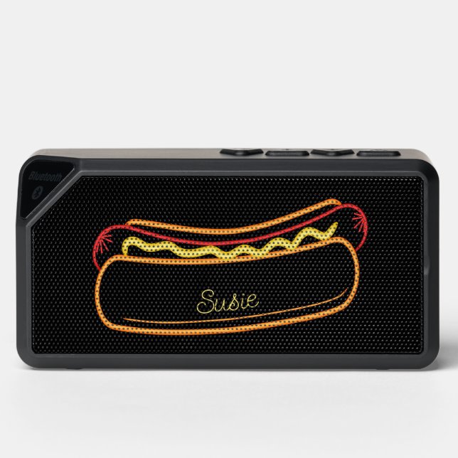 Grilling Speakers with Hot Dog (Front)