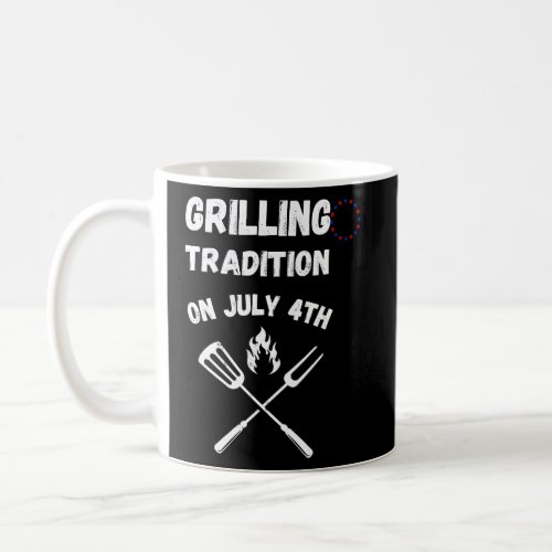 Grilling Tradition on 4th of July   Coffee Mug
