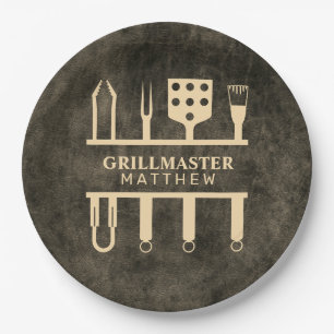 Grillmaster classic custom barbeque party  paper plates