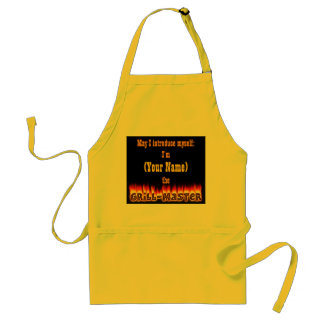 Grillmaster (customizable) adult apron