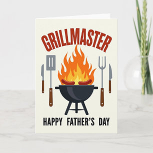 Grillmaster Fathers Day Feast Card