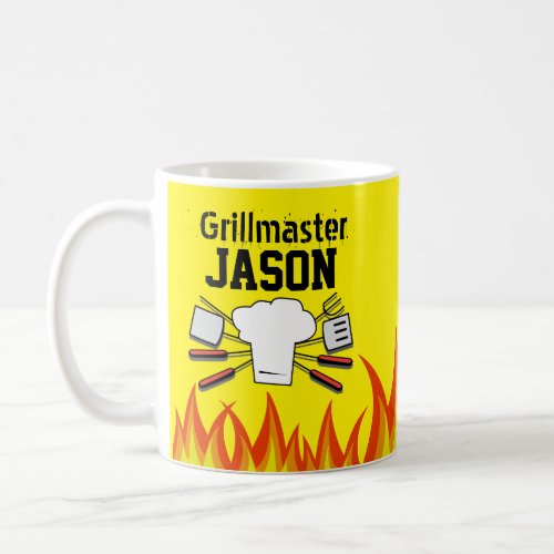 Grillmaster Personalized Coffee Mug Dad Gift