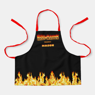 Grillmaster Trainee Apron with your Name on it