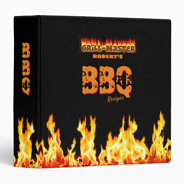 Grillmaster's BBQ  3 Ring Binder (Front/Spine)