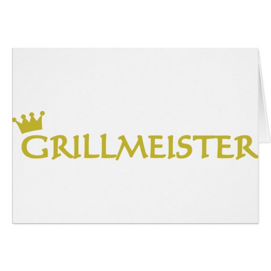Grillmeister icon cards (Front Horizontal)