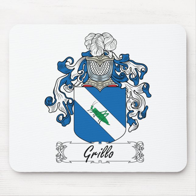 Grillo Family Crest Mouse Pad (Front)