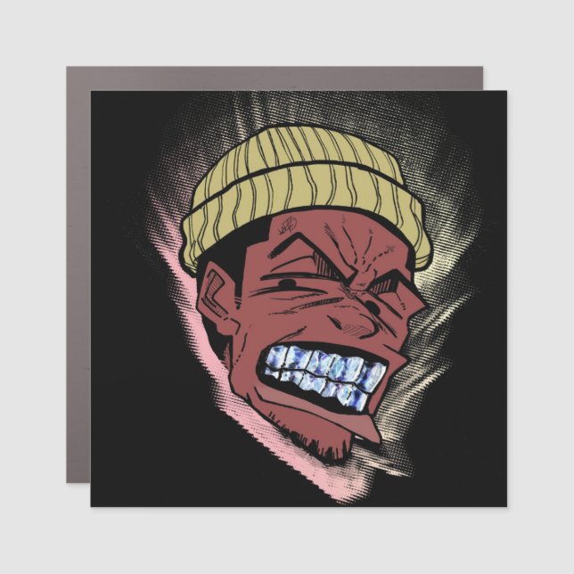 Grillz Car Magnet (Front)