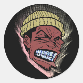 Grillz Classic Round Sticker