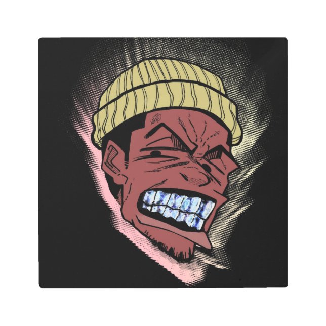 Grillz Metal Print (Front)