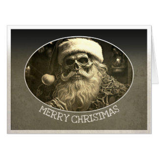 Grim Christmas - Skeleton Santa 65609 Card