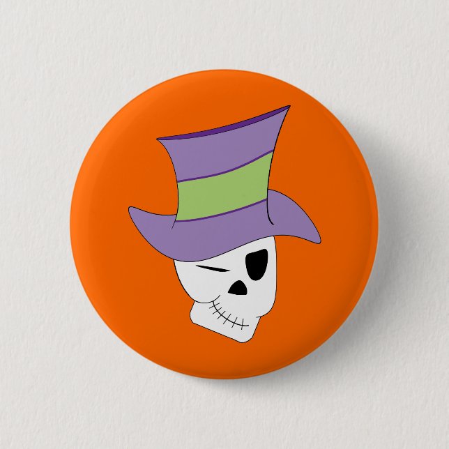 Grim Dandy Pinback Button (Front)