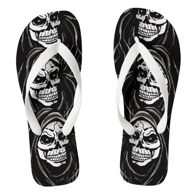 Grim dead reaper flip flops (Footbed)