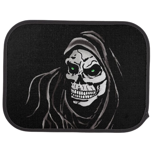 Grim Death reaper Halloween death horror day Car Floor Mat (Rear)