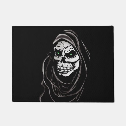 Grim Death reaper Halloween death horror day Doormat
