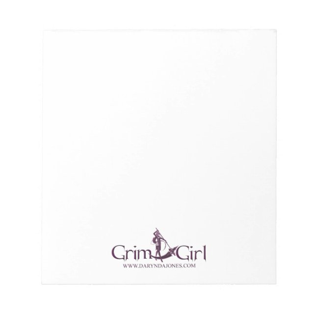 Grim Girl Notepad (Front)