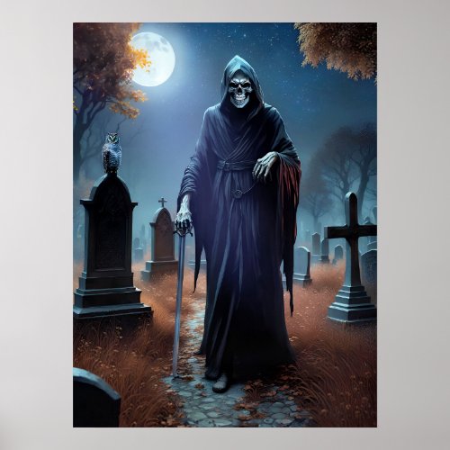 Grim Reaper _ 18 x 24 Poster